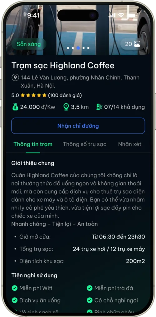 EVsafe app screen 5